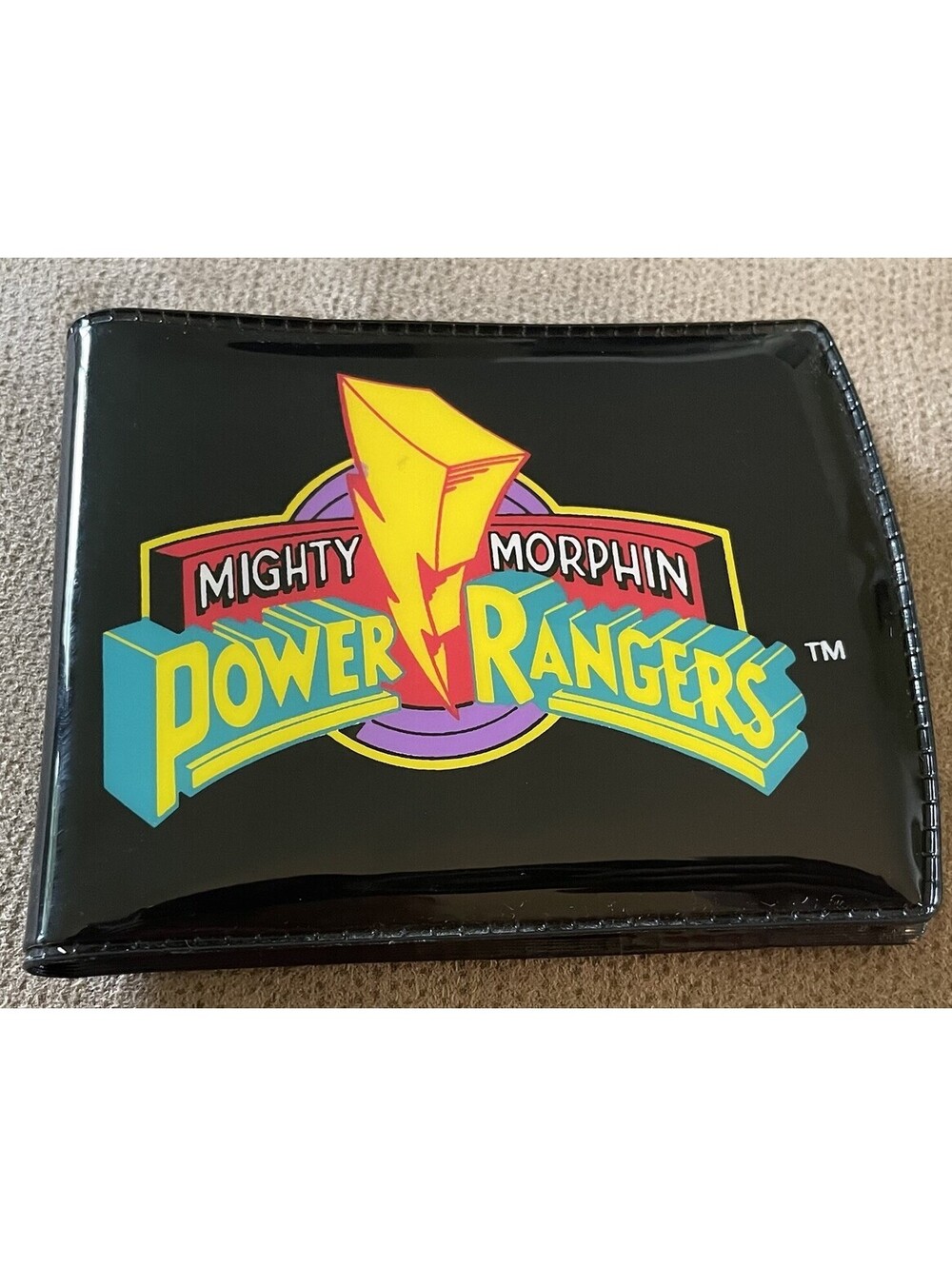 Vintage Mighty Morphin Power Ranger Vinyl Billfold Wallet 1993 Saban